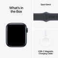 Apple Watch SE GPS 40mm Midnight Aluminum Smartwatch with Midnight Sport Band M/L