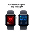 Apple Watch SE GPS 40mm Midnight Aluminum Smartwatch with Midnight Sport Band M/L