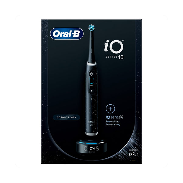 Oral-B iO Series 10 Electric Toothbrush Smart Pressure Sensor Cosmic Black