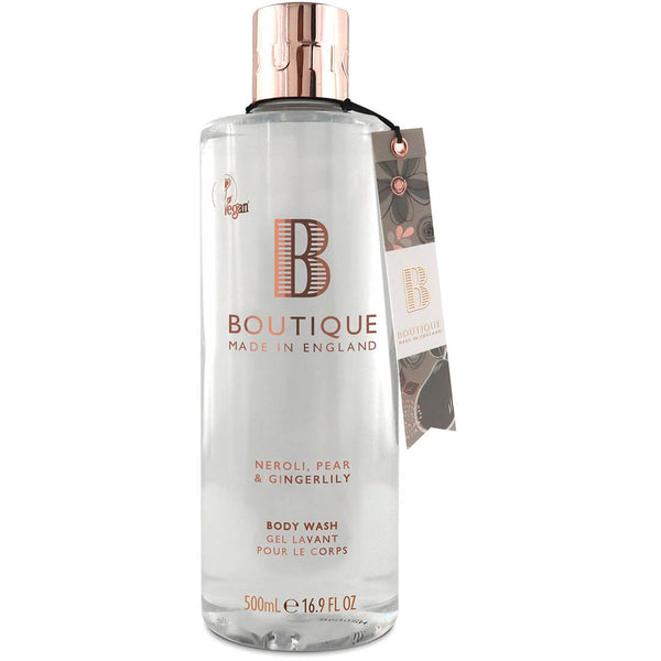 Boutique Neroli Pear & Gingerlily Shower Gel Coconut Oil Derivative 500ml