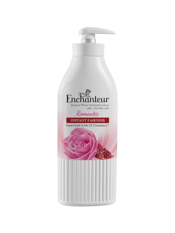 Enchanteur Romantic Perfumed Body Lotion Floral Formula with Rose Extract and Aloe Vera 500 ml