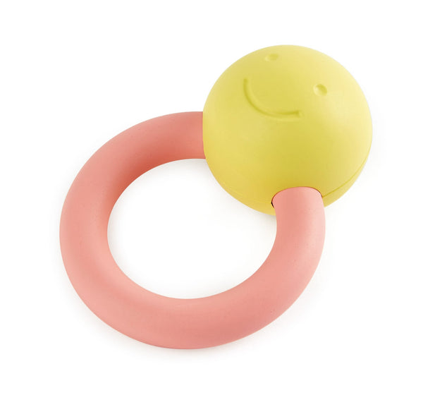 HHape Ring Rattle Eco-Friendly Rice-Based Baby Toy with Gentle Sound