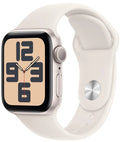 Apple Watch SE GPS 40mm Starlight Aluminum Smartwatch Sport Band M/L