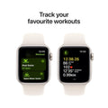 Apple Watch SE GPS 40mm Starlight Aluminum Smartwatch Sport Band M/L
