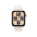 Apple Watch SE GPS 40mm Starlight Aluminum Smartwatch Sport Band M/L