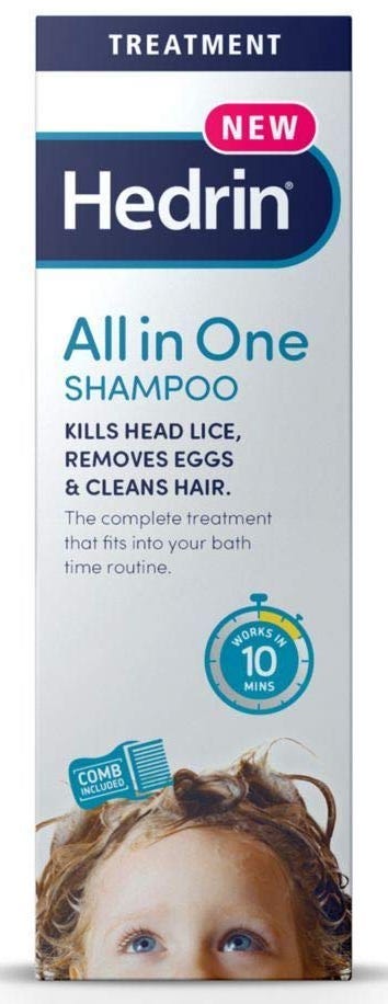 Hedrin All-In-One Shampoo Dimeticone Scalp Cleansing Formula 200 ml