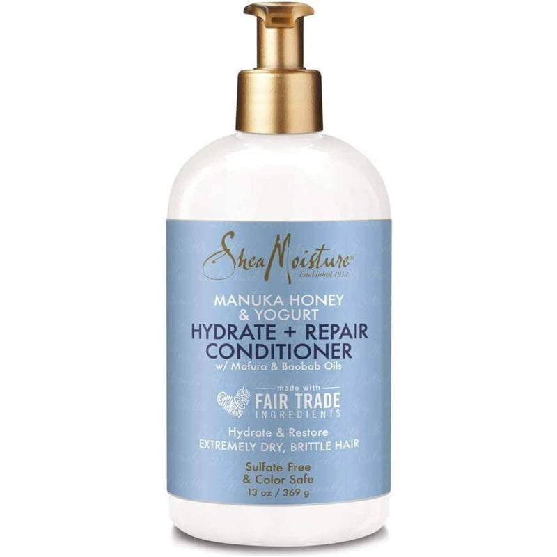 SHEAMOISTURE Hydrate & Repair Conditioner for Damaged Hair, Sulfate-Free, 384 ml