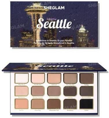 Sheglam Showtime in Seattle 15-Pan Matte Eyeshadow Palette Neutral Shades