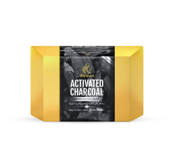 Buwan Activated Charcoal Soap Bar Cleansing Formula 120 g