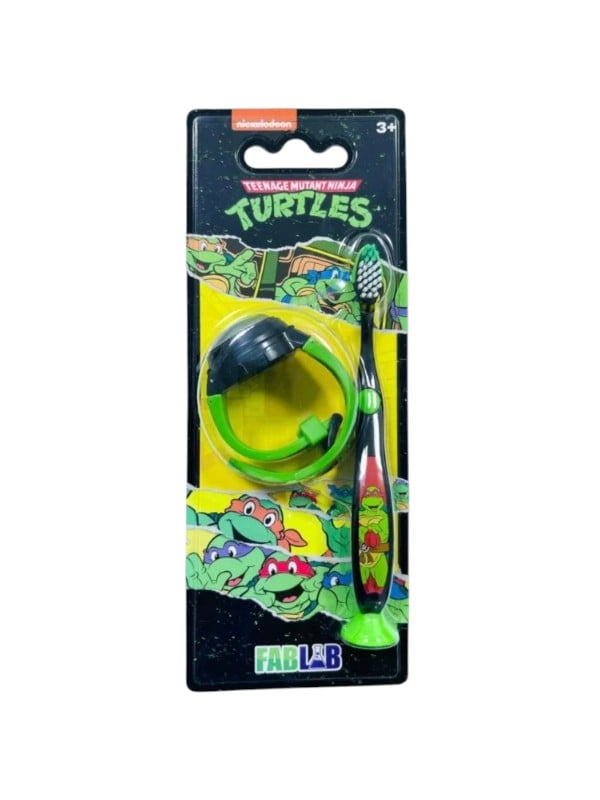 Fab Lab Children's Soft Toothbrush Teenage Mutant Ninja Turtles Illuminated Timer Assorted Colors