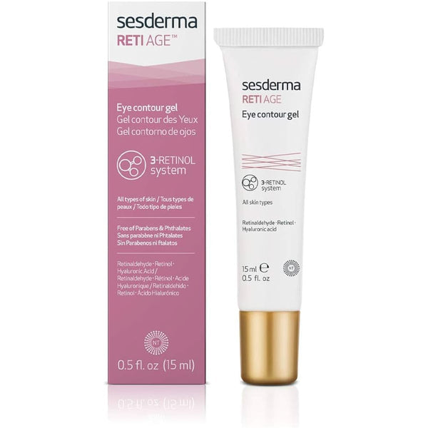 Sesderma Reti Age Eye Contour Gel Retinol Peptides Plant Extracts 15ml