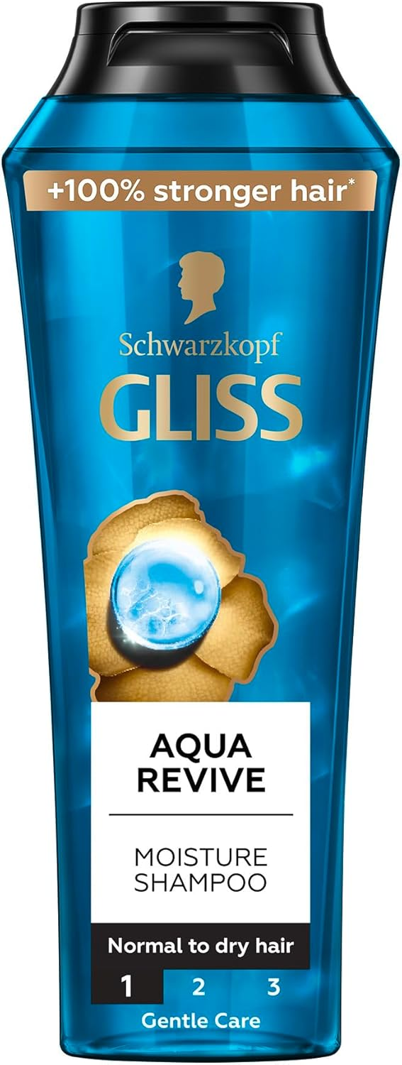 Gliss Aqua Revive Moisture Shampoo Normal to Dry Hair 400 ml