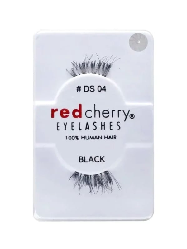 Red Cherry False Eyelashes Tip DS04 Graduated Natural Human Hair Lightweight