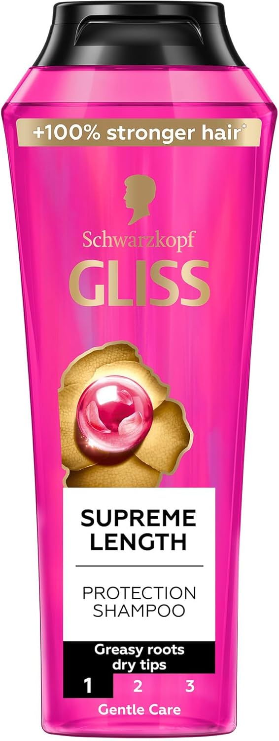 Gliss Supreme Length Protection Shampoo for Greasy Roots and Dry Ends 400 ml