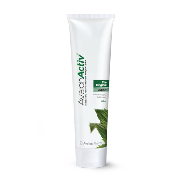 Avalon Activ Original Cream Cooling Comfort Methyl Salicylate 4% Menthol 1.5% Camphor 1.5% 100 ml
