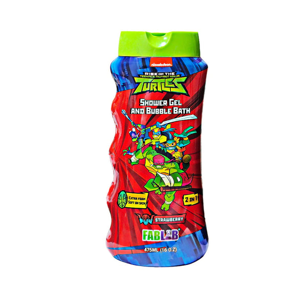 Nickelodeon Ninja Turtles Shower Gel Bubble Bath 2-in-1 Blueberry 475 ml