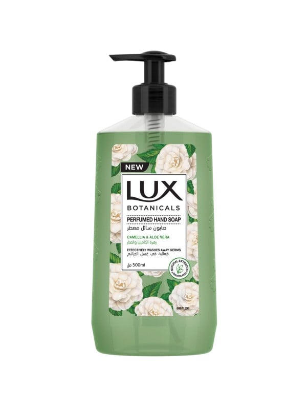 Lux Camellia Flower & Aloe Vera Liquid Hand Wash Moisturizing Floral Scent 500 ml