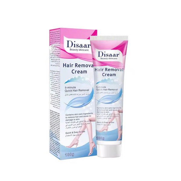 Disaar 5-Minute Hair Removal Cream with Moisturizing Formula, 100 g
