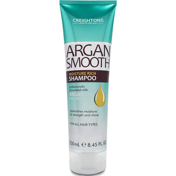 Creightons Argan Smooth Shampoo Liquid Moroccan Argan Oil Silk Proteins 250 ml