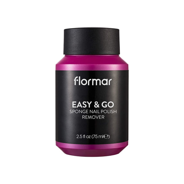 Flormar Easy&Go Nail Polish Remover Sponge Orchid Extract Compact