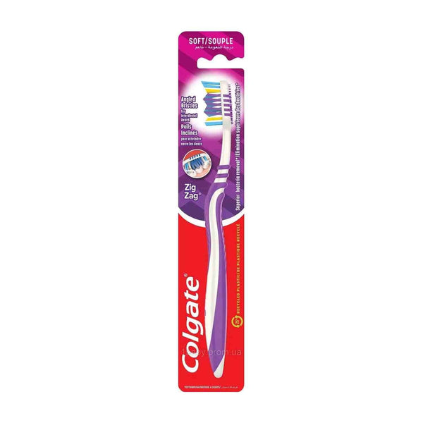 Colgate Zigzag Soft Toothbrush V-Shaped Bristles Assorted Colours
