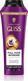Gliss Full Hair Wonder Fullness Shampoo Strengthening Care for Fragile Hair 400 ml