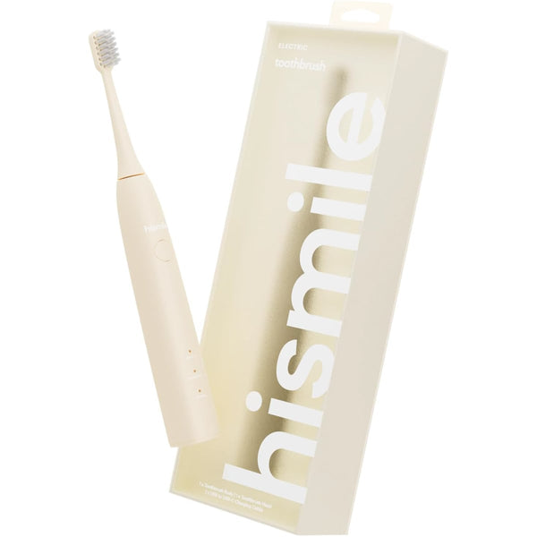 Hismile Electric Toothbrush Soft-Tapered Bristles Cream Color USB-C