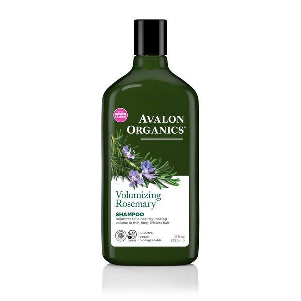 Avalon Organics Rosemary Volumizing Shampoo Vegan Formula 325 g