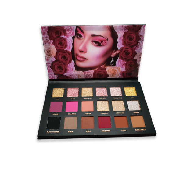 Makeover22 Eyeshadow Palette Smooth Long-Lasting Formula 18 Colors RG002