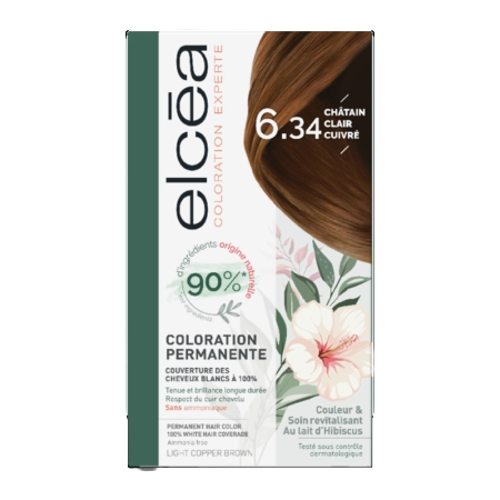 Noreva Elcea Permanent Hair Color 6.34 Light Copper Brown