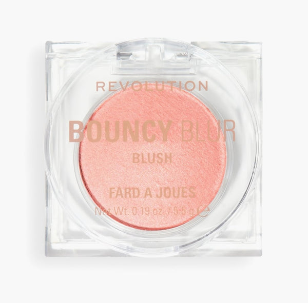 Revolution Bouncy Blur Blusher Lightweight Blending Peachy Pink