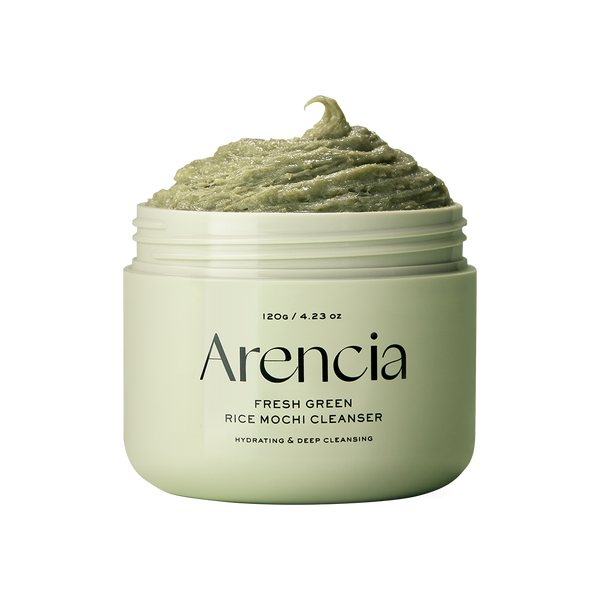 Arencia Fresh Green Mochi Cream Cleanser with Rice Powder 120g