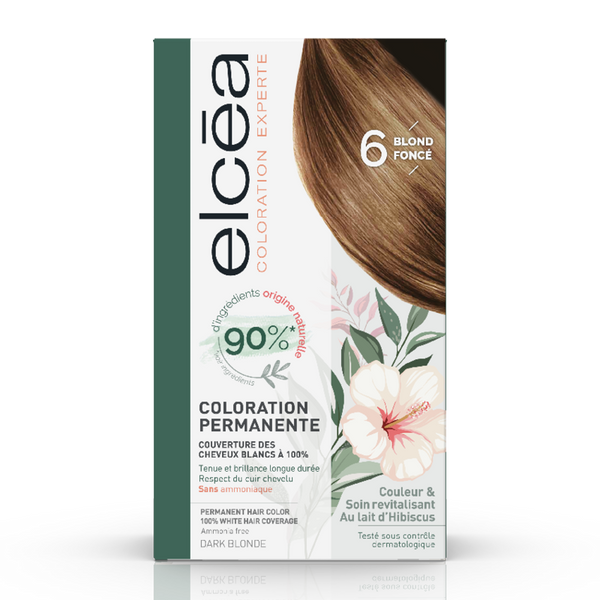 Noreva Elcea Permanent Hair Color 6 Dark Blonde, Ammonia-Free