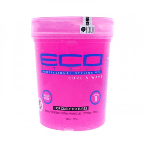 Eco Curl & Wave Rose Style Hair Gel Strong Hold Shine 946 ml