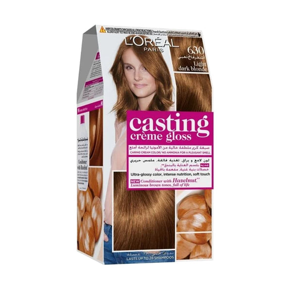 L'Oreal Paris Casting Permanent Hair Color, Ammonia-Free Shea Butter Formula, Various Shades