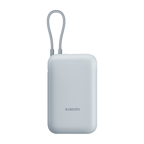 Xiaomi Power Bank 10000mAh Integrated USB-C Cable USB-A Port Ice Blue BHR9073GL
