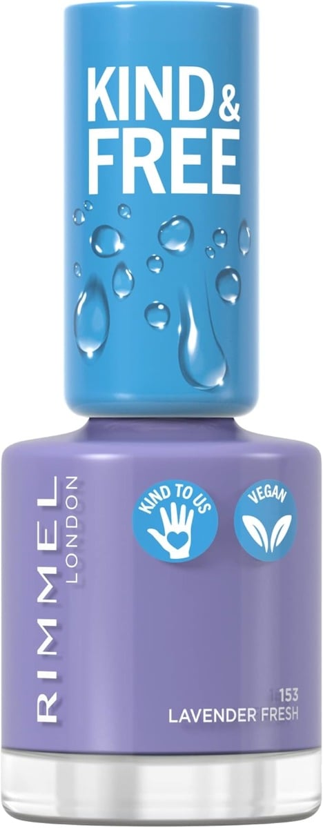 Rimmel Kind & Free Nail Polish Glossy Lavender Light 153