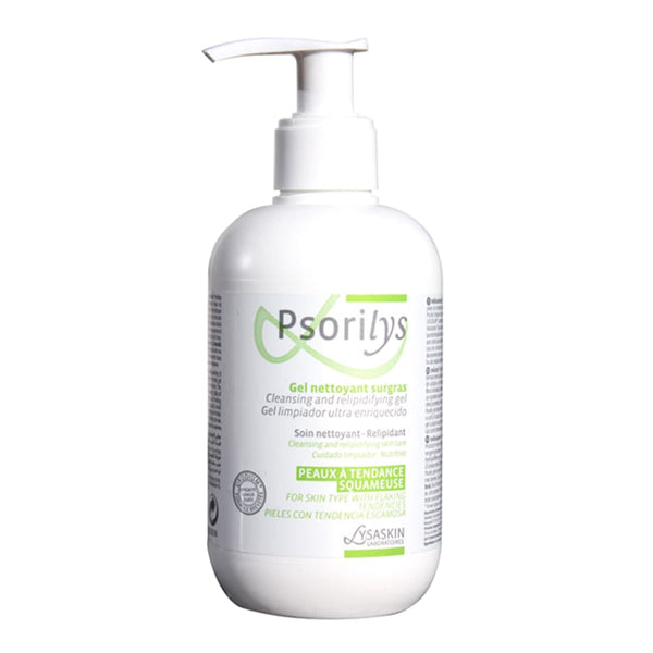 Lysaskin Psorilys Cleansing Gel 2% Urea Lipid-Replenishing Care 200 ml