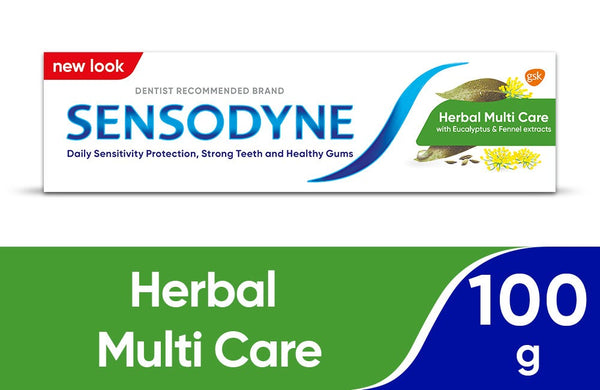 Sensodyne Herbal Multi Care Toothpaste with Eucalyptus and Fennel Extracts 100g