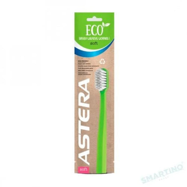 Astera Eco Toothbrush Soft Bristles Green