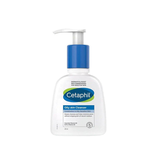 Cetaphil Oily Skin Cleanser Wash Low-Foaming Formula 236 ml