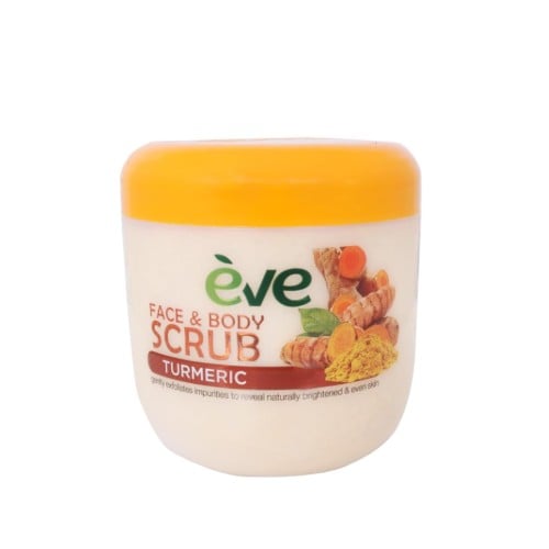 Eve Turmeric Face and Body Scrub Exfoliating Moisturizing Formula 500ml