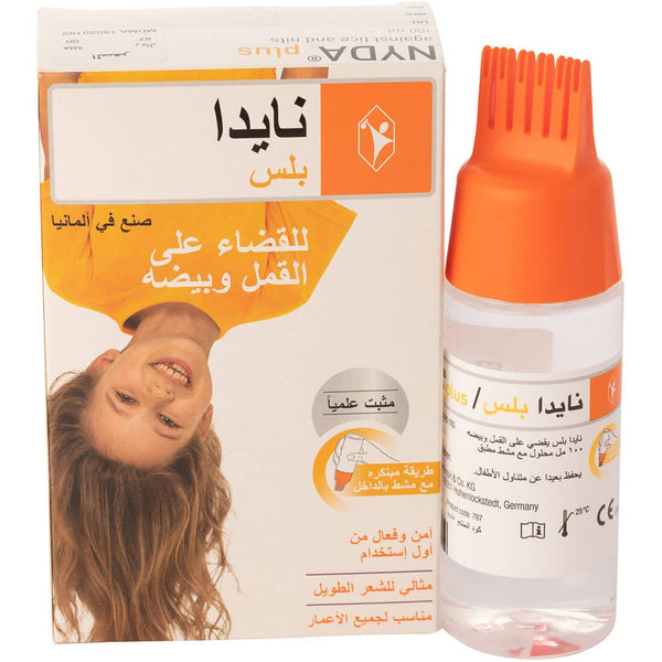 NYDA Scalp Cleansing Hair Solution with Fine-Toothed Comb, 100 ml
