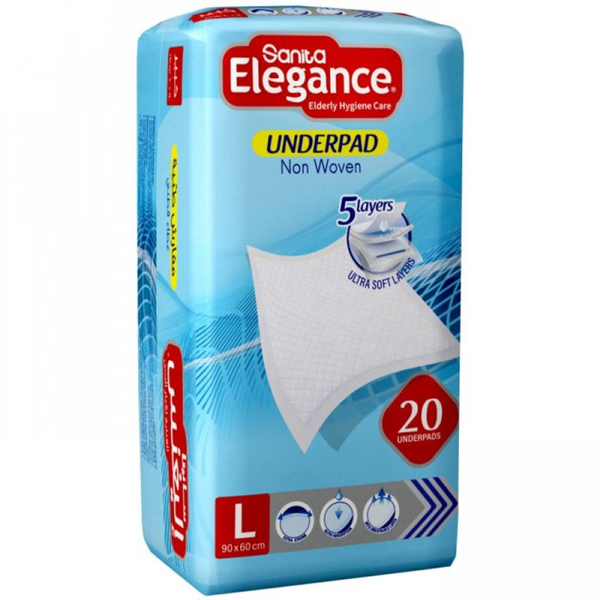 Elegance Underpads Large Absorbent Protective Pads 20 Pieces