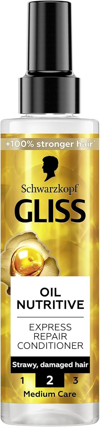 Gliss Oil Nutritive Express Repair Conditioner Moisturizing Formula for Damaged Hair 200 ml