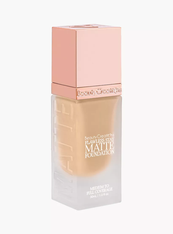 Beauty Creations Flawless Stay Matte Foundation Lightweight Full Coverage 8W