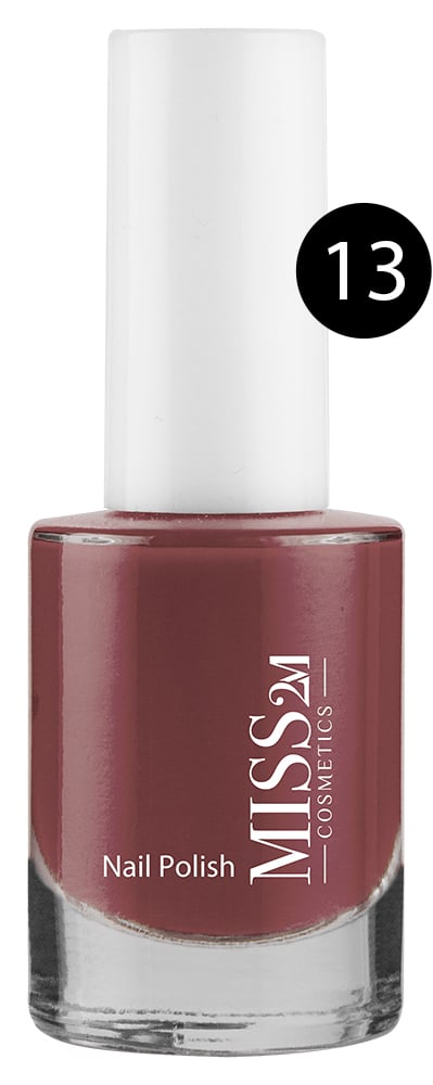 Miss 2M Nail Polish 13 Quick-Drying Glossy Finish Long-Lasting Color