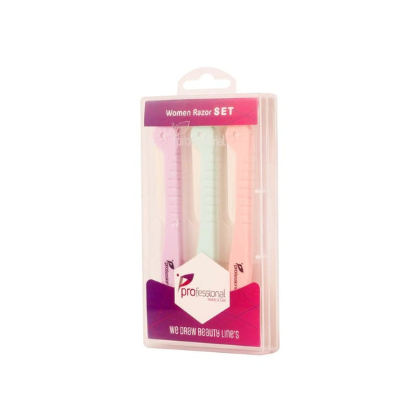 Women's Facial Razors, 3 Pieces