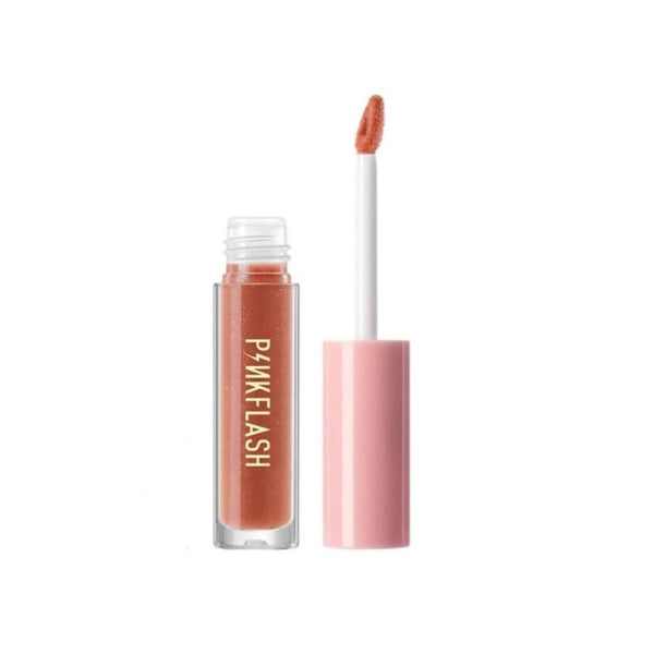Pink Flash Lipgloss S01 Fireflies High-Gloss Hydrating Lip Gloss