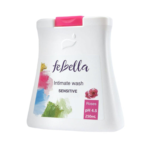 Febella Feminine Wash Sensitive Rose Fragrance Gentle Cleansing Gel